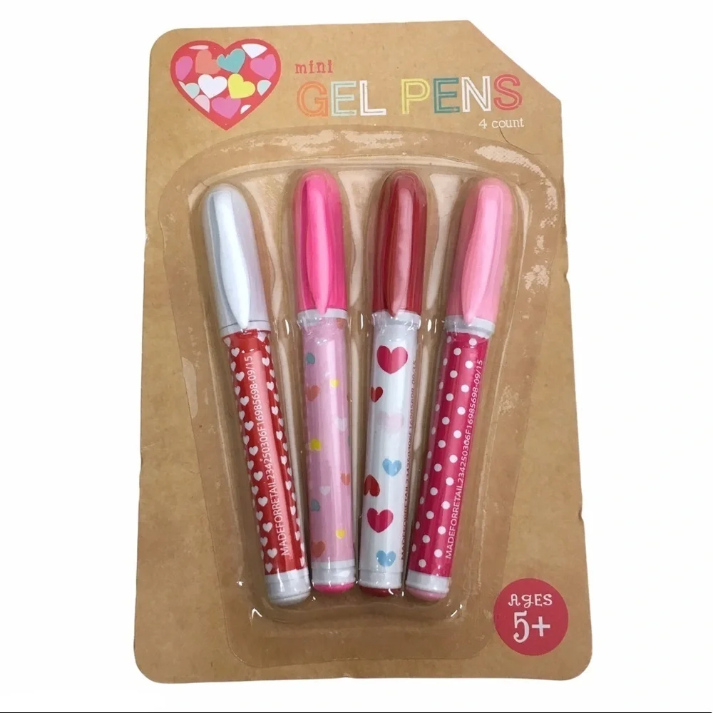 Valentine’s Planner Kit Stationery Set List Pad Sticky Notes Page Flags Gel Pens